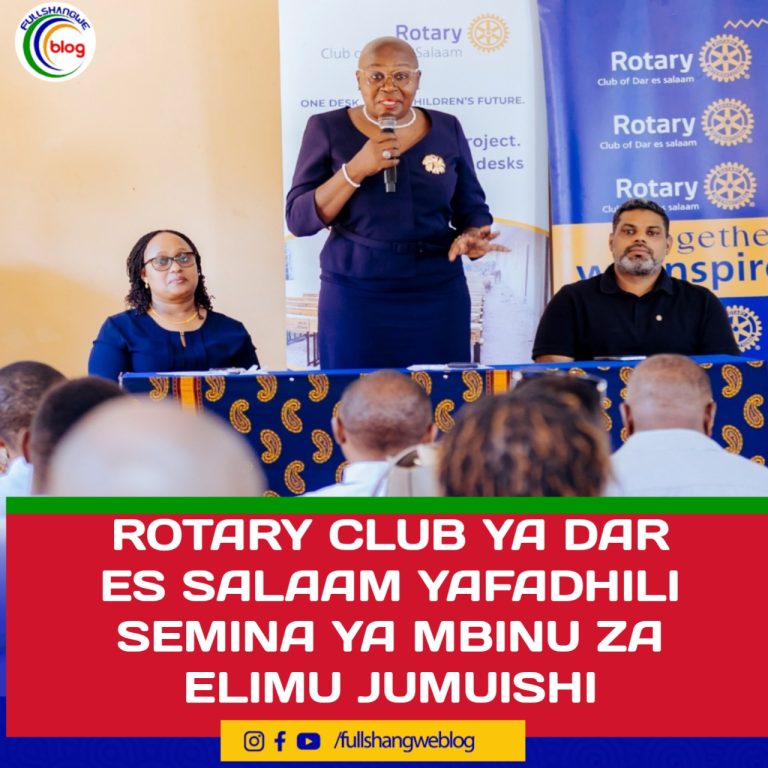 ROTARY CLUB YA DAR ES SALAAM YAFADHILI SEMINA YA MBINU ZA ELIMU JUMUISHI