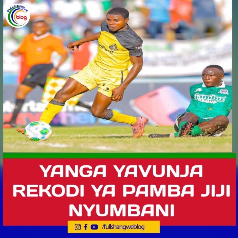 YANGA YAVUNJA REKODI YA PAMBA JIJI NYUMBANI