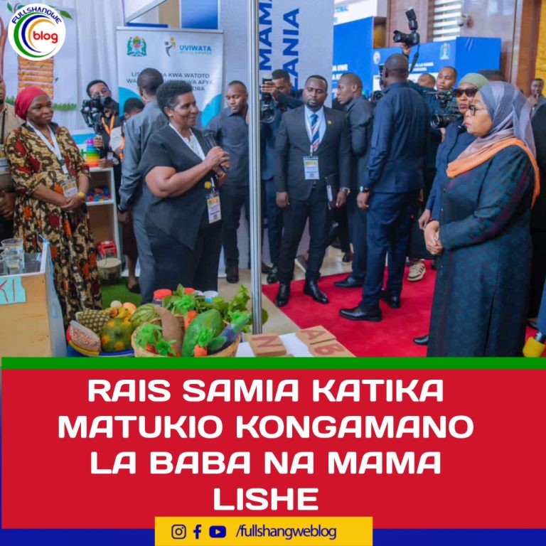 RAIS SAMIA KATIKA MATUKIO KONGAMANO LA BABA NA MAMA LISHE