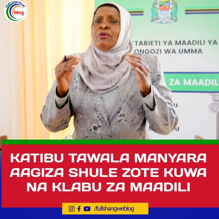 KATIBU TAWALA MANYARA AAGIZA SHULE ZOTE KUWA NA KLABU ZA MAADILI