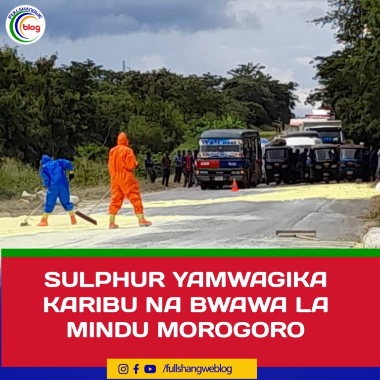 SULPHUR YAMWAGIKA KARIBU NA BWAWA LA MINDU MOROGORO
