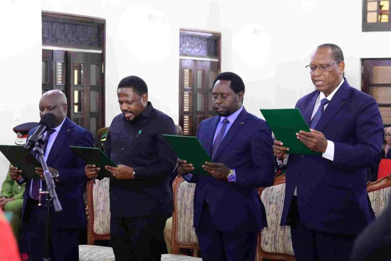 RAIS SAMIA AWAAPISHA VIONGOZI WATEULE