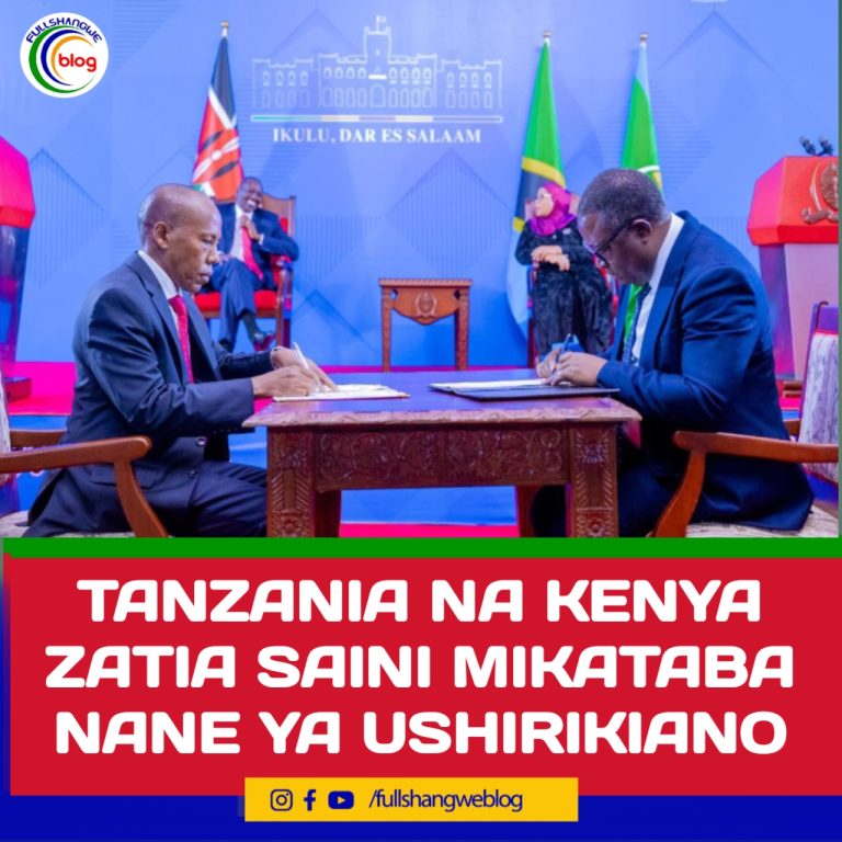 TANZANIA NA KENYA ZATIA SAINI MIKATABA NANE YA USHIRIKIANO