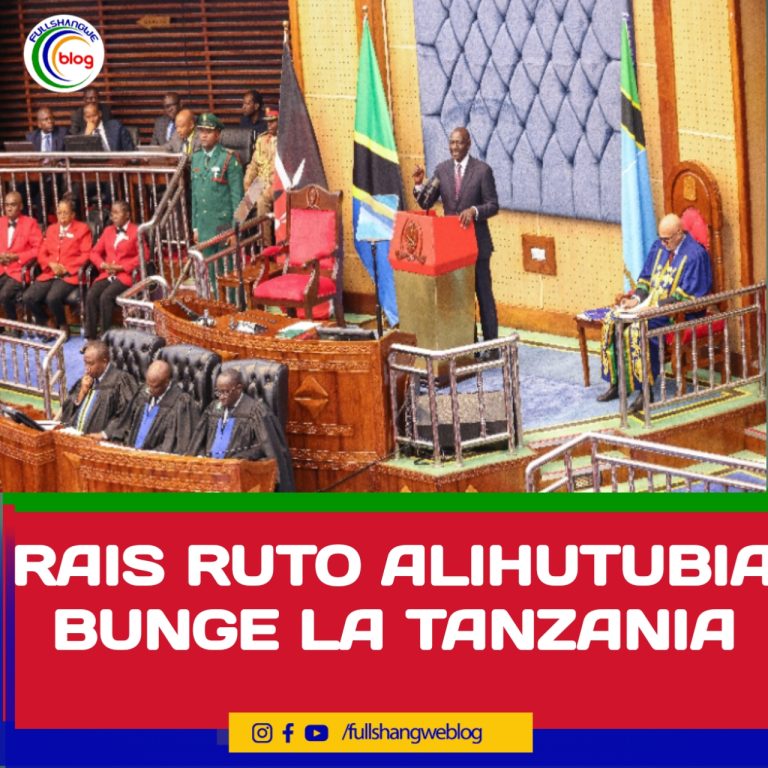 RAIS RUTO ALIHUTUBIA BUNGE LA TANZANIA