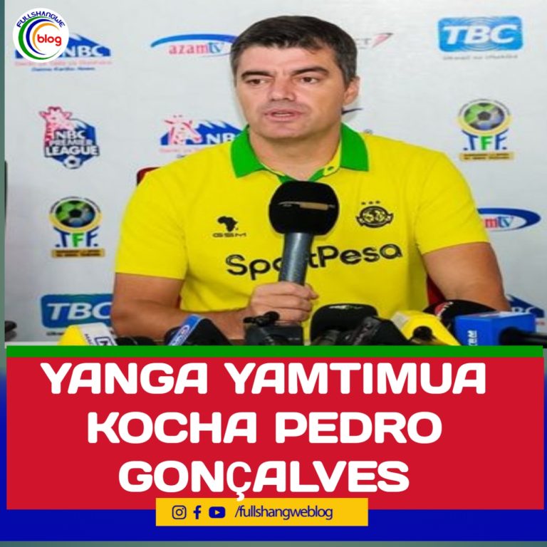 YANGA YAMTIMUA KOCHA PEDRO GONÇALVES
