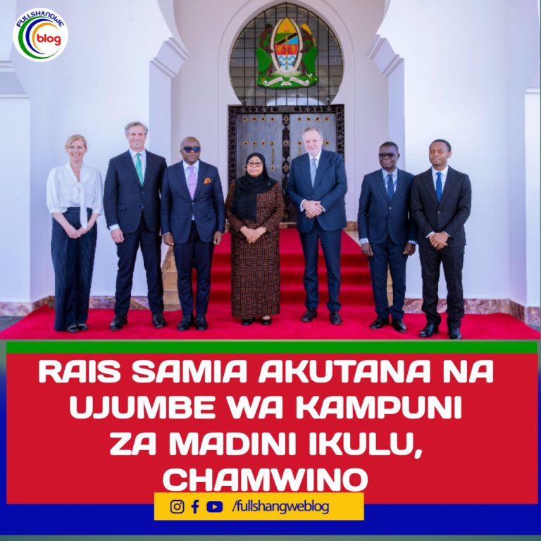 RAIS SAMIA AKUTANA NA UJUMBE WA KAMPUNI ZA MADINI IKULU, CHAMWINO
