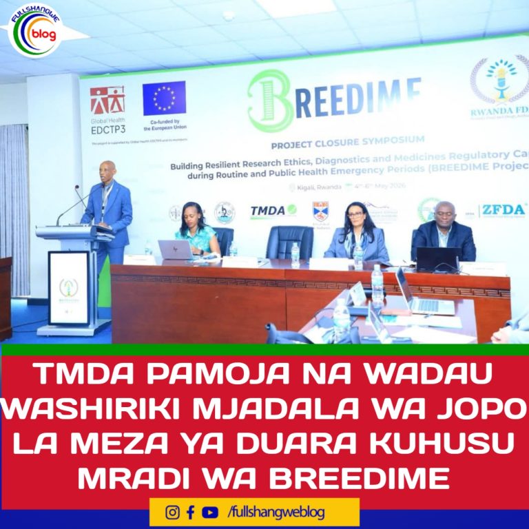 TMDA PAMOJA NA WADAU WASHIRIKI MJADALA WA JOP0 LA MEZA YA DUARA KUHUSU MRADI WA BREEDIME