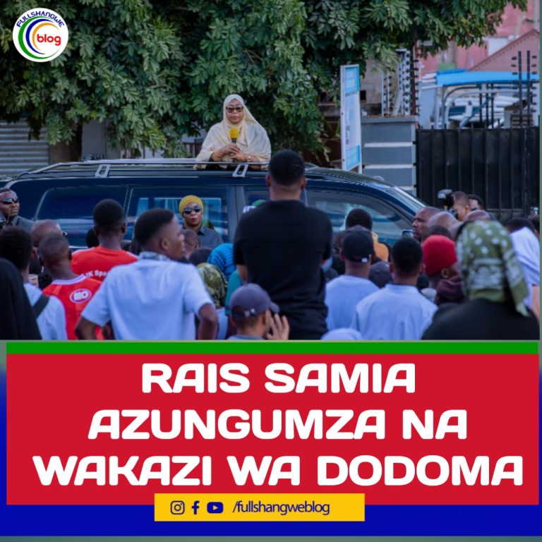 RAIS SAMIA AZUNGUMZA NA WAKAZI WA DODOMA