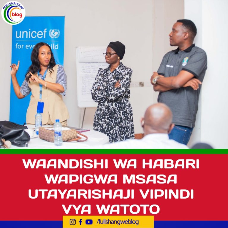 WAANDISHI WA HABARI WAPIGWA MSASA UTAYARISHAJI VIPINDI VYA WATOTO
