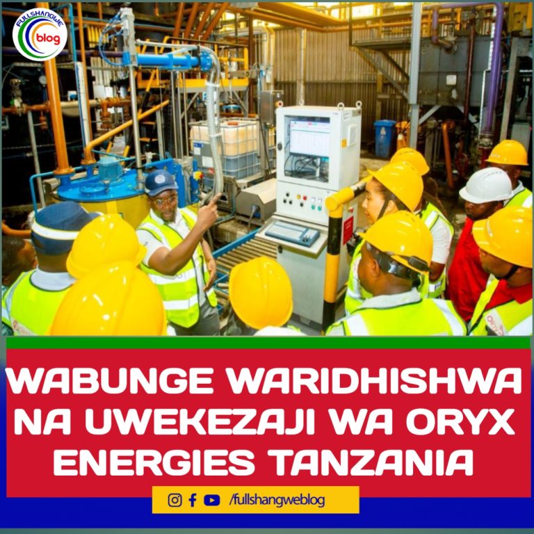 WABUNGE WARIDHISHWA NA UWEKEZAJI WA ORYX ENERGIES TANZANIA