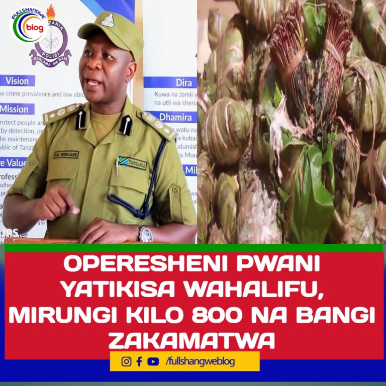 OPERESHENI PWANI YATIKISA WAHALIFU, MIRUNGI KILO 800 NA BANGI ZAKAMATWA