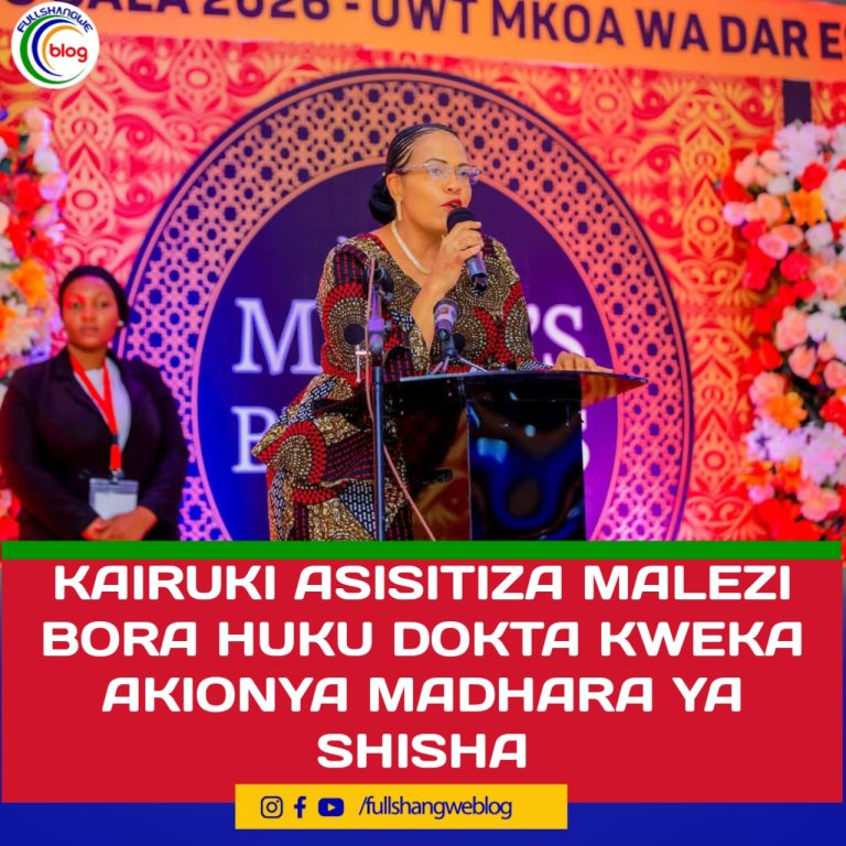 KAIRUKI ASISITIZA MALEZI BORA HUKU DOKTA KWEKA AKIONYA MADHARA YA SHISHA