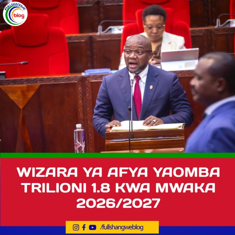 ‎WIZARA YA AFYA YAOMBA TRILIONI 1.8 KWA MWAKA 2026/2027