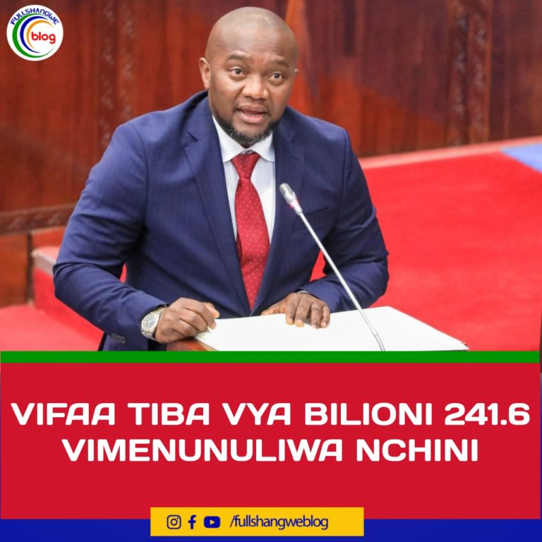 ‎VIFAA TIBA VYA BILIONI 241.6 VIMENUNULIWA NCHINI