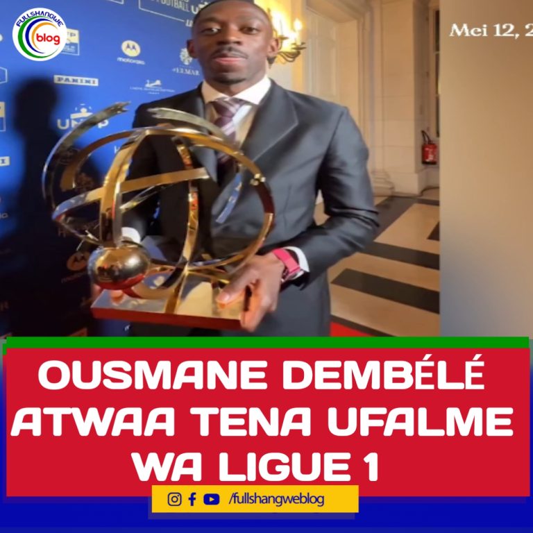 OUSMANE DEMBÉLÉ ATWAA TUZO YA UNFP KWA MARA YA PILI MFULULIZO