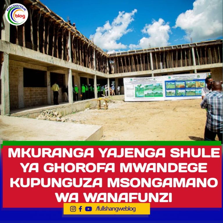 MKURANGA YAJENGA SHULE YA GHOROFA MWANDEGE KUPUNGUZA MSONGAMANO WA WANAFUNZI