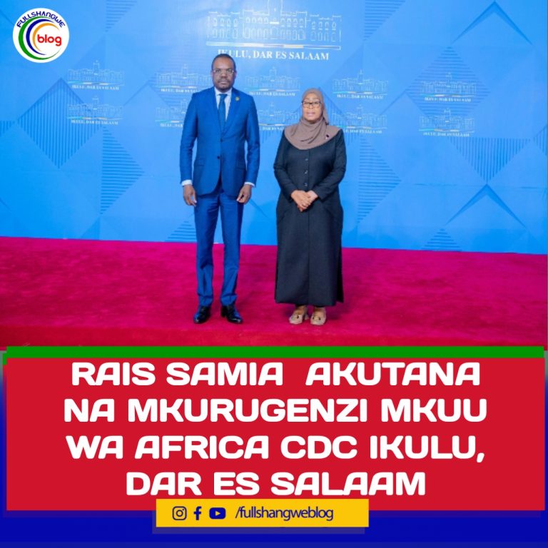RAIS SAMIA  AKUTANA NA MKURUGENZI MKUU WA AFRICA CDC IKULU, DAR ES SALAAM