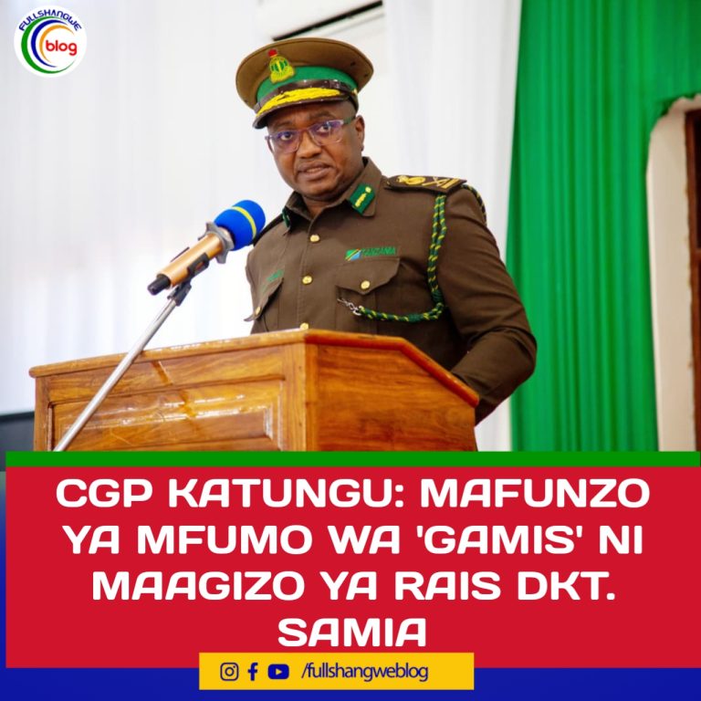 CGP KATUNGU: MAFUNZO YA MFUMO WA ‘GAMIS’ NI UTEKELEZAJI WA MAAGIZO YA RAIS DKT SAMIA 