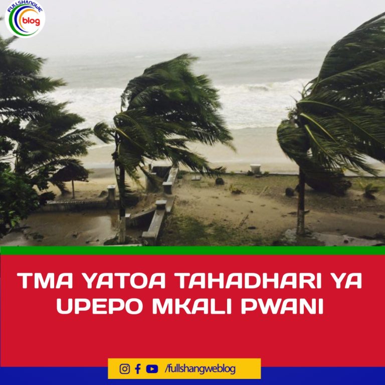 TMA YATOA TAHADHARI YA UPEPO MKALI PWANI