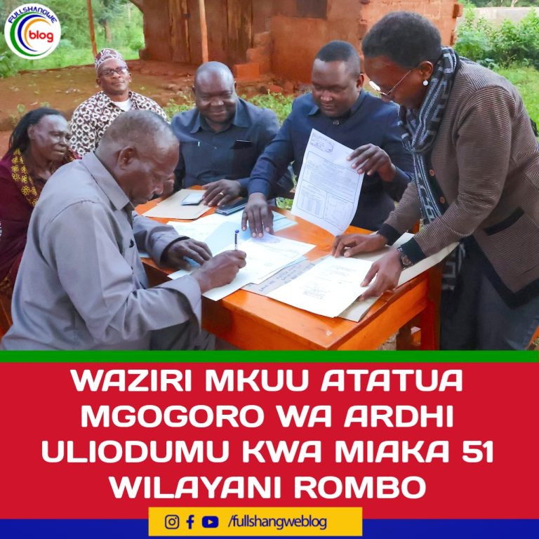 WAZIRI MKUU ATATUA MGOGORO WA ARDHI ULIODUMU KWA MIAKA 51 WILAYANI ROMBO