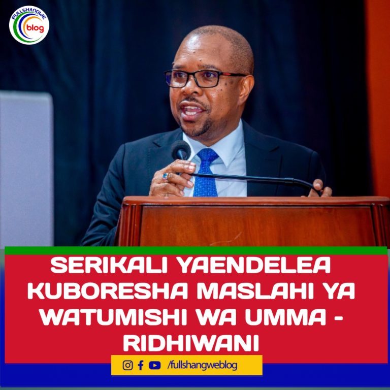 SERIKALI YAENDELEA KUBORESHA MASLAHI YA WATUMISHI WA UMMA – RIDHIWANI