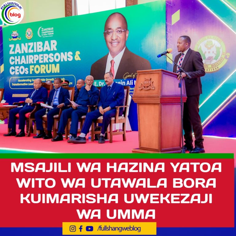 MSAJILI WA HAZINA YATOA WITO WA UTAWALA BORA KUIMARISHA UWEKEZAJI WA UMMA
