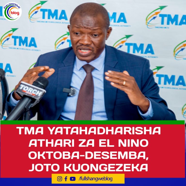 TMA YATAHADHARISHA ATHARI ZA EL NIÑO, JOTO KUONGEZEKA JUNI HADI AGOSTI 2026