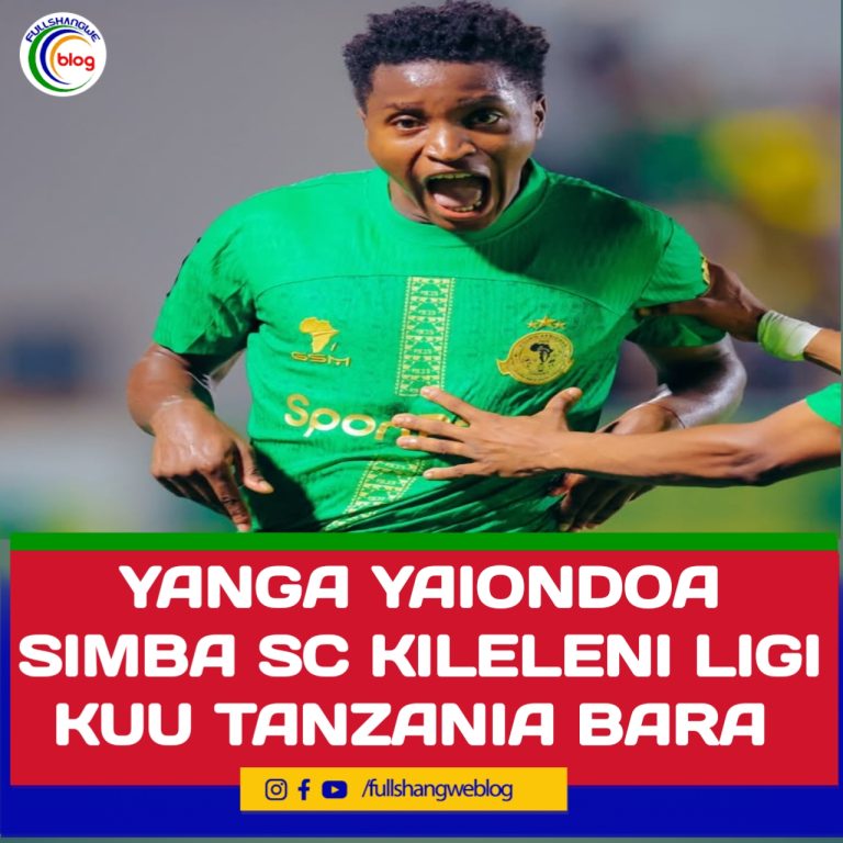 YANGA YAIONDOA SIMBA SC KILELENI LIGI KUU TANZANIA BARA