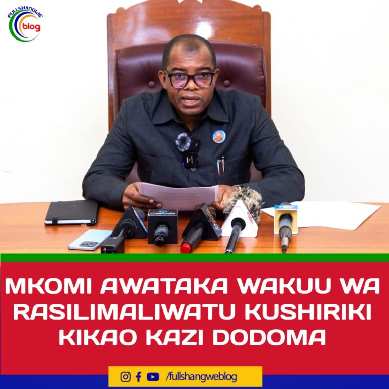 MKOMI AWATAKA WAKUU WA RASILIMALIWATU KUSHIRIKI KIKAO KAZI DODOMA