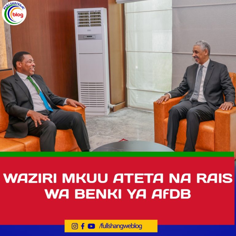 WAZIRI MKUU ATETA NA RAIS WA BENKI YA AfDB