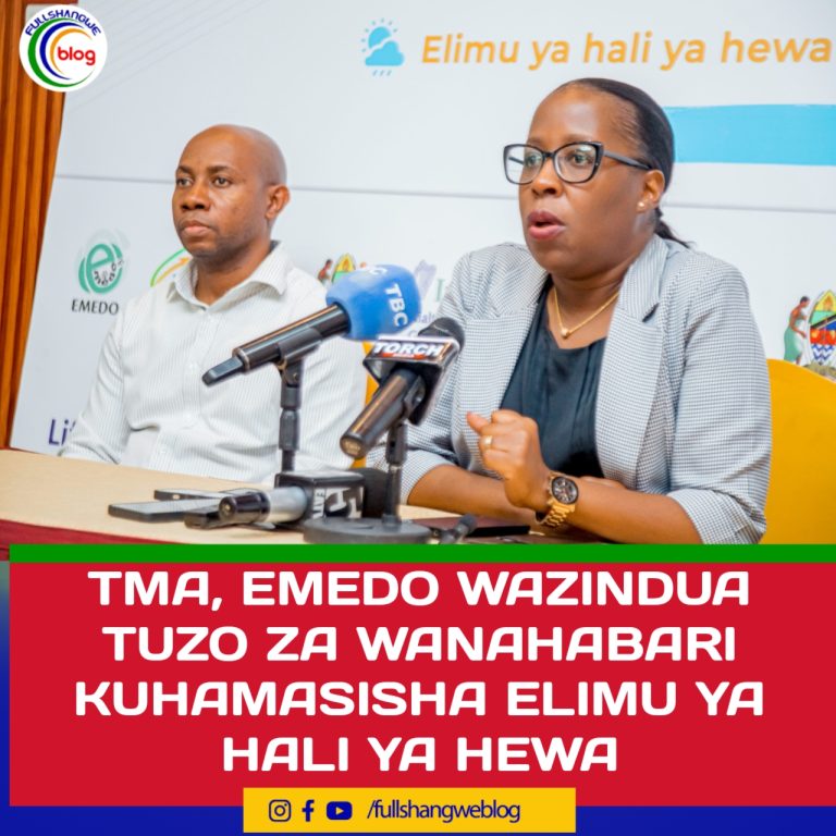 TMA, EMEDO WAZINDUA TUZO ZA WANAHABARI KUHAMASISHA ELIMU YA HALI YA HEWA