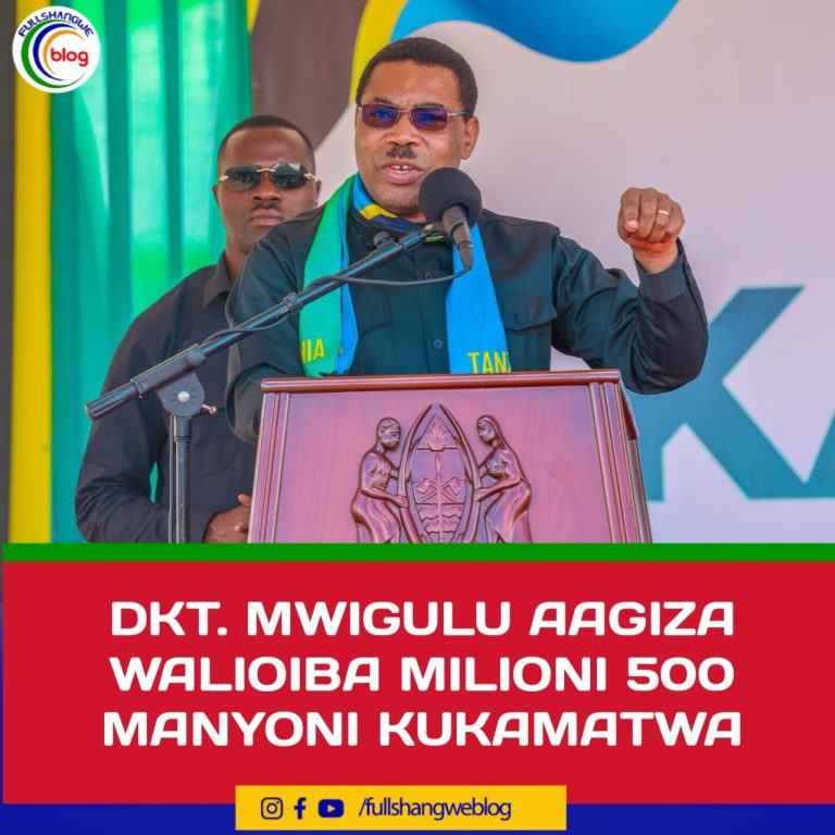 DKT. MWIGULU AAGIZA WALIOIBA MILIONI 500 MANYONI KUKAMATWA