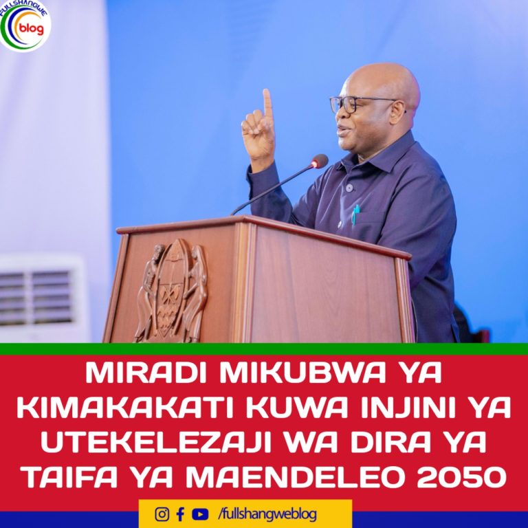 MIRADI MIKUBWA YA KIMAKAKATI KUWA INJINI YA UTEKELEZAJI WA DIRA YA TAIFA YA MAENDELEO 2050