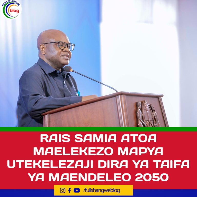 RAIS SAMIA ATOA MAELEKEZO MAPYA UTEKELEZAJI DIRA YA TAIFA YA MAENDELEO 2050