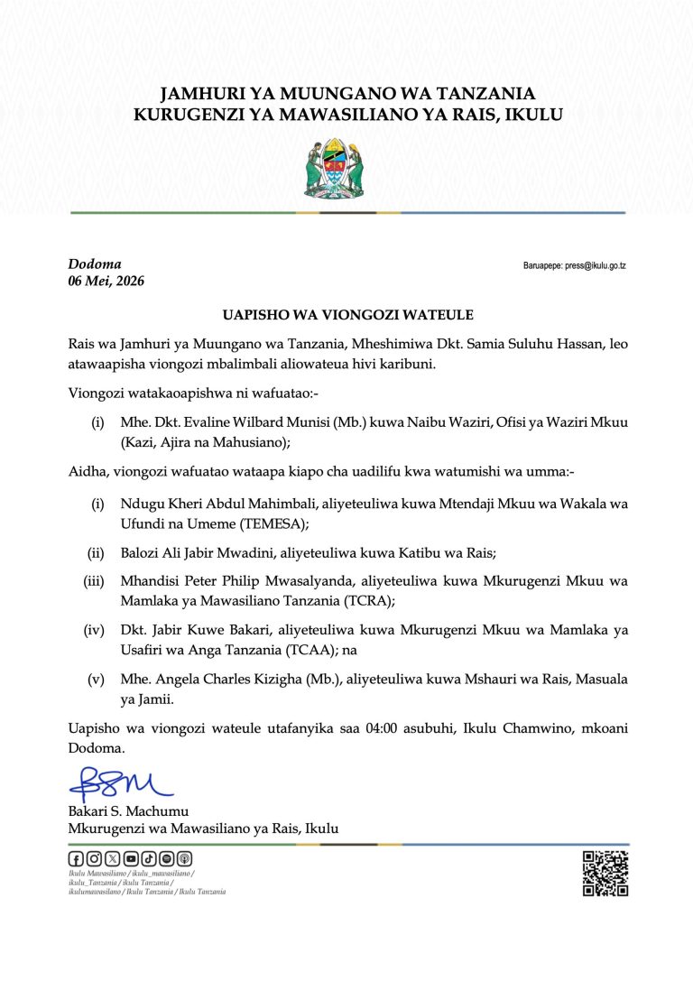 UAPISHO WA VIONGOZI WATEULE