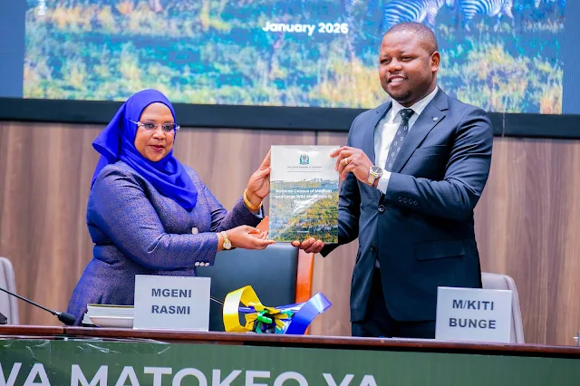 WAZIRI KIJAJI AZINDUA MATOKEO YA SENSA YA KITAIFA YA WANYAMAPORI JIJINI ARUSHA