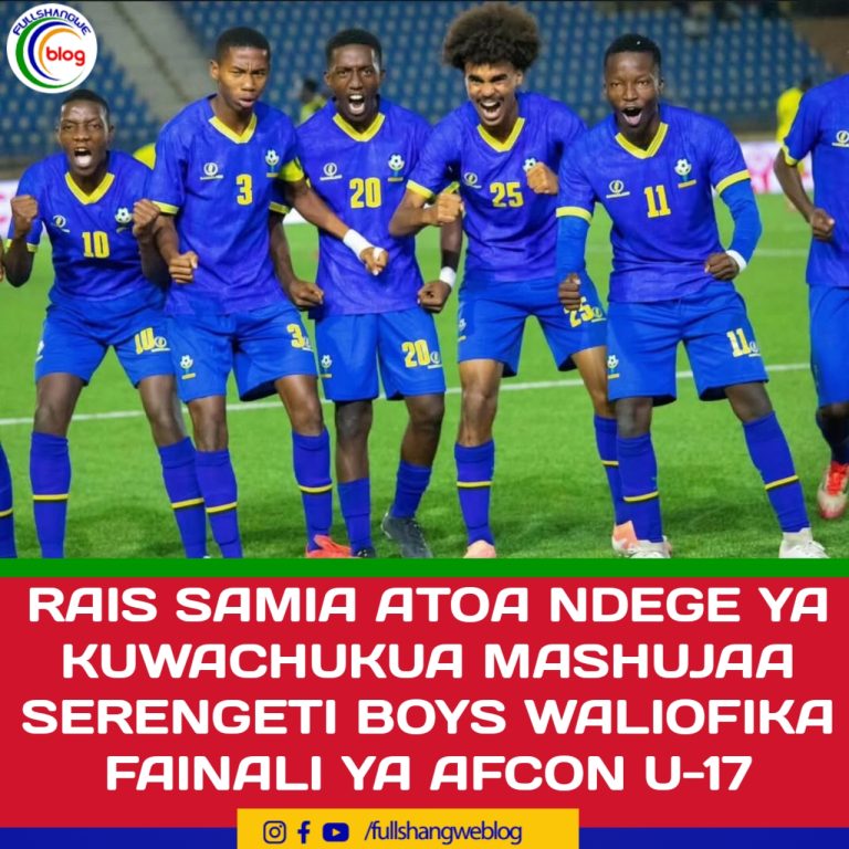 RAIS SAMIA ATOA NDEGE YA KUWACHUKUA MASHUJAA SERENGETI BOYS WALIOFIKA FAINALI YA AFCON U-17