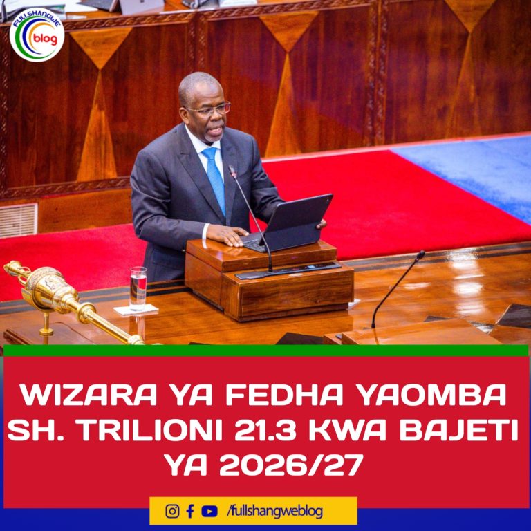 WIZARA YA FEDHA YAOMBA SH. TRILIONI 21.3 KWA BAJETI YA 2026/27