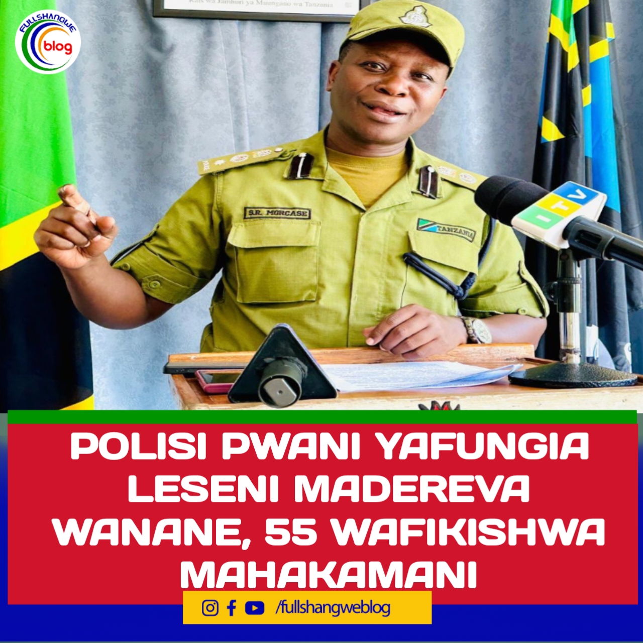 POLISI PWANI YAFUNGIA LESENI MADEREVA WANANE, 55 WAFIKISHWA MAHAKAMANI