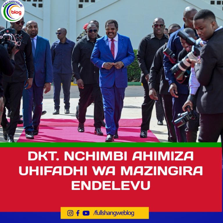 DKT. NCHIMBI AHIMIZA UHIFADHI WA MAZINGIRA ENDELEVU