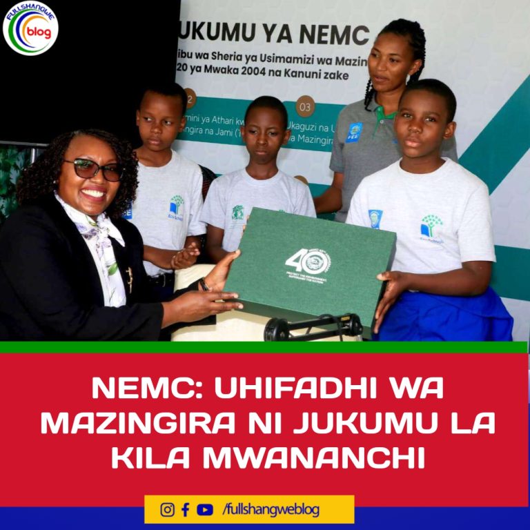 NEMC: UHIFADHI WA MAZINGIRA NI JUKUMU LA KILA MWANANCHI