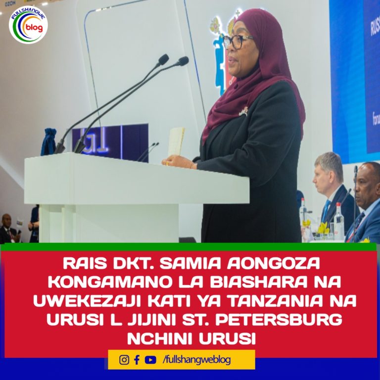 RAIS DKT. SAMIA AONGOZA  KONGAMANO LA BIASHARA NA UWEKEZAJI KATI YA TANZANIA NA URUSI L JIJINI ST. PETERSBURG NCHINI URUSI