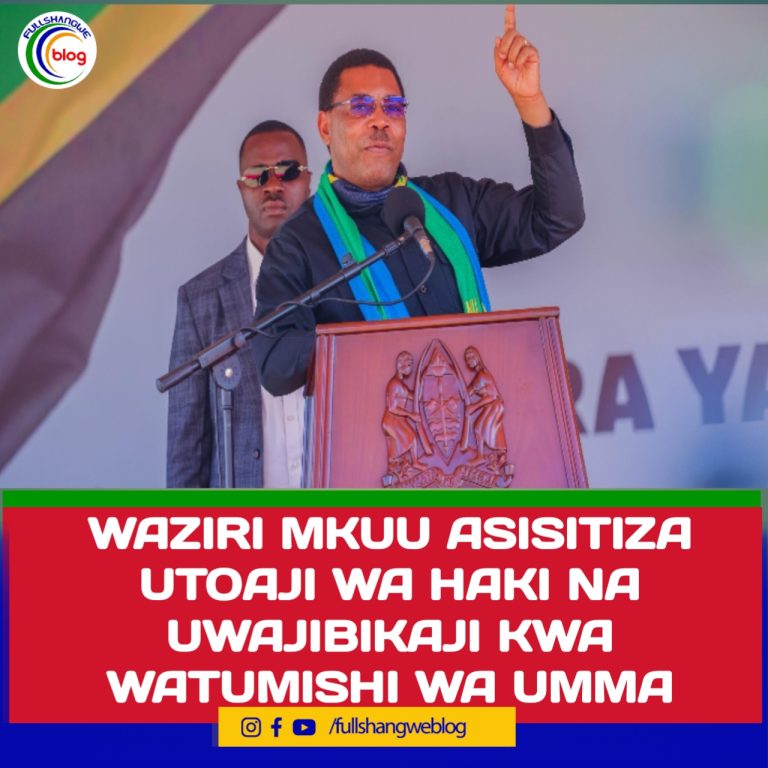 WAZIRI MKUU ASISITIZA UTOAJI WA HAKI NA UWAJIBIKAJI KWA WATUMISHI WA UMMA