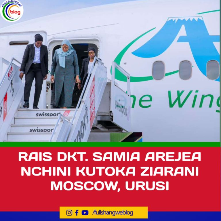 RAIS DKT. SAMIA AWASILI NCHINI AKITOKEA ZIARANI MOSCOW URUSI