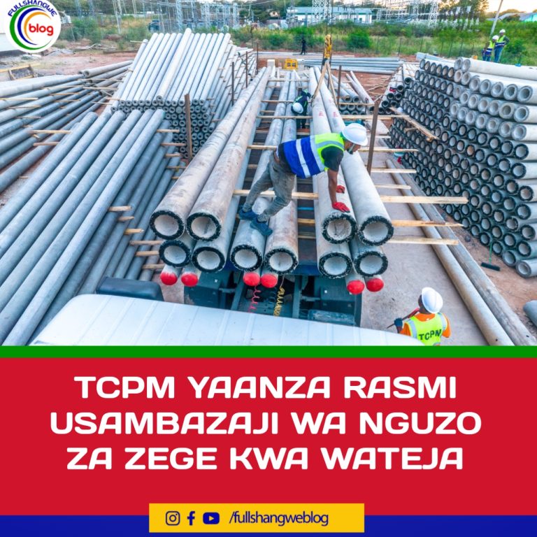 TCPM YAANZA RASMI USAMBAZAJI WA NGUZO ZA ZEGE KWA WATEJA