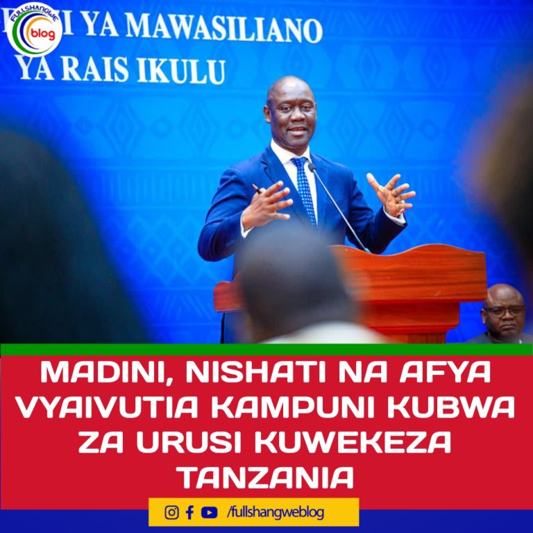 MADINI, NISHATI NA AFYA VYAIVUTIA KAMPUNI KUBWA ZA URUSI KUWEKEZA TANZANIA