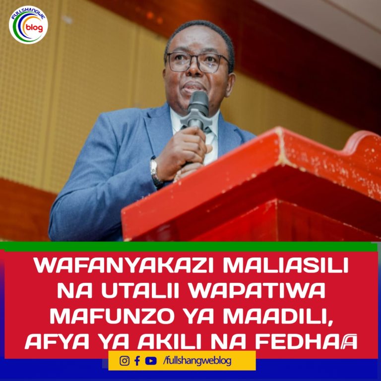 WAFANYAKAZI MALIASILI NA UTALII WAPATIWA MAFUNZO YA MAADILI, AFYA YA AKILI NA FEDHA 