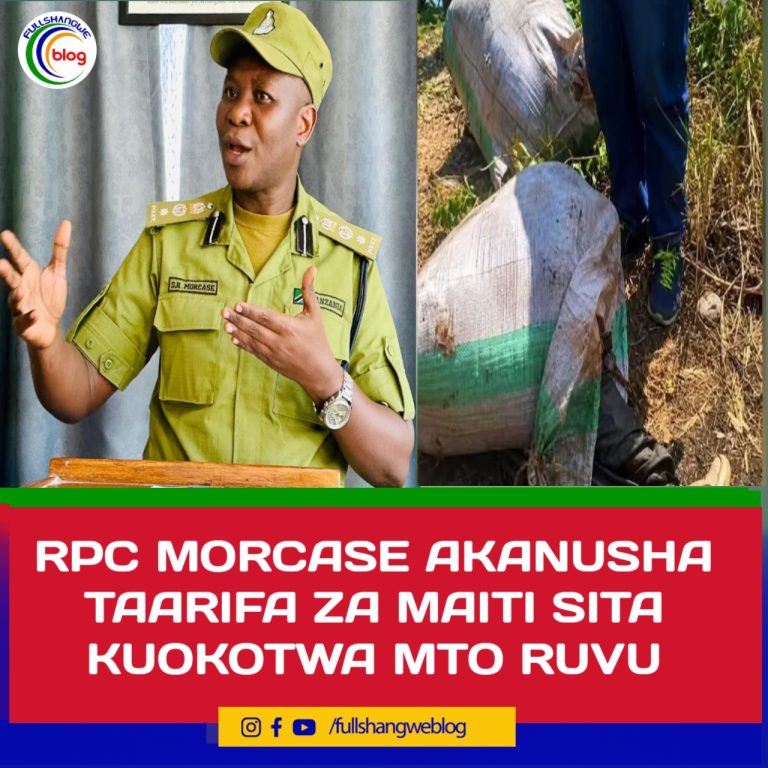RPC MORCASE AKANUSHA TAARIFA ZA MAITI SITA KUOKOTWA MTO RUVU