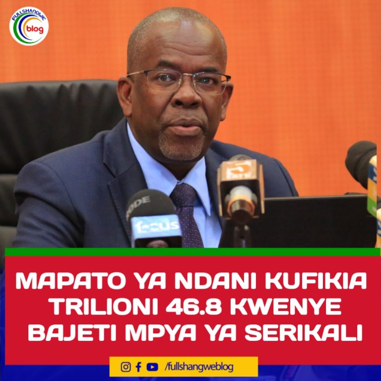 MAPATO YA NDANI KUFIKIA TRILIONI 46.8 KWENYE BAJETI MPYA YA SERIKALI