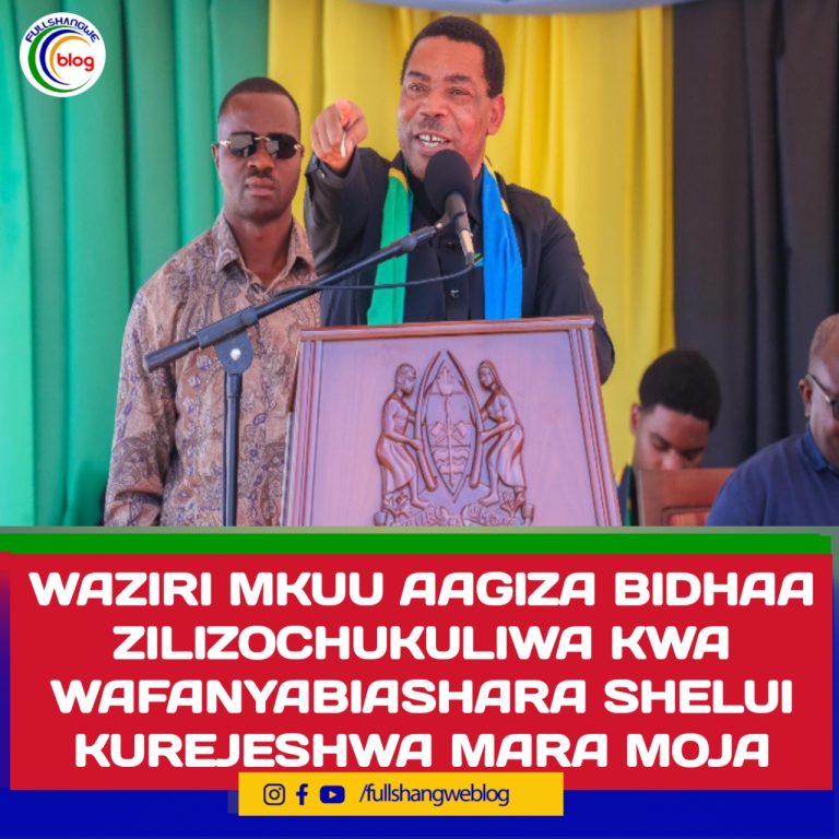 WAZIRI MKUU AAGIZA BIDHAA ZILIZOCHUKULIWA KWA WAFANYABIASHARA SHELUI KUREJESHWA MARA MOJA